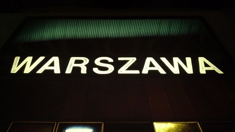 Warsaw Neon sign